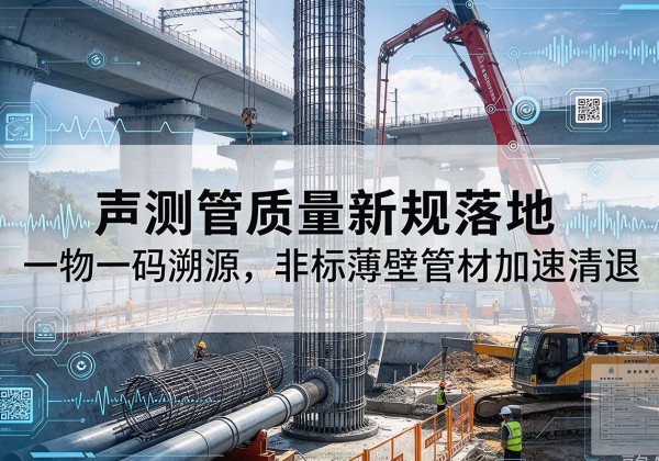 信都声测管质量新规落地，一物一码溯源，非标薄壁管材加速清退